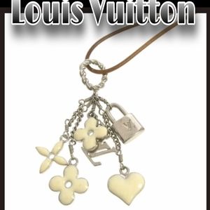 Louis Vuitton Pandan Tiff Sweet Monogram Charm Necklace